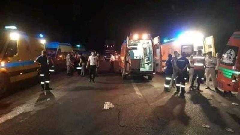 إصابة شخصين في حادث تصادم سيارة ملاكي بدراجة نارية بقنا
