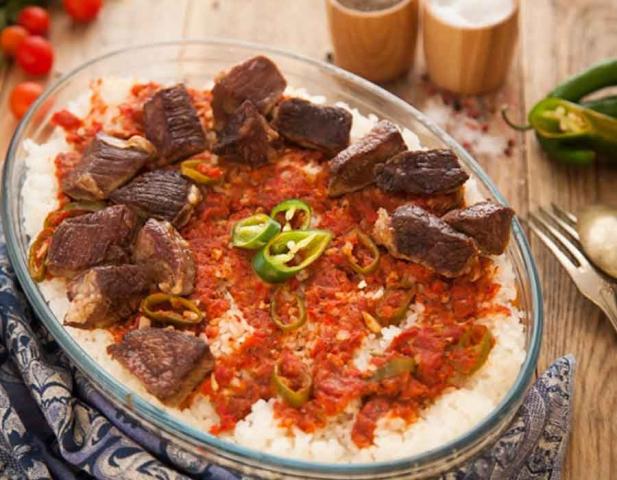 الفته باللحمة