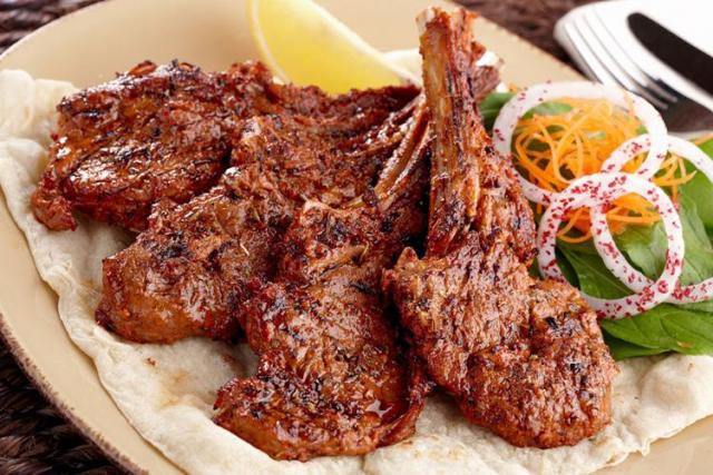 طريقة عمل الريش المشوية