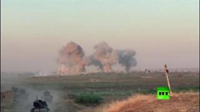 ضربات جوية عنيفة ضد مواقع داعش في العراق