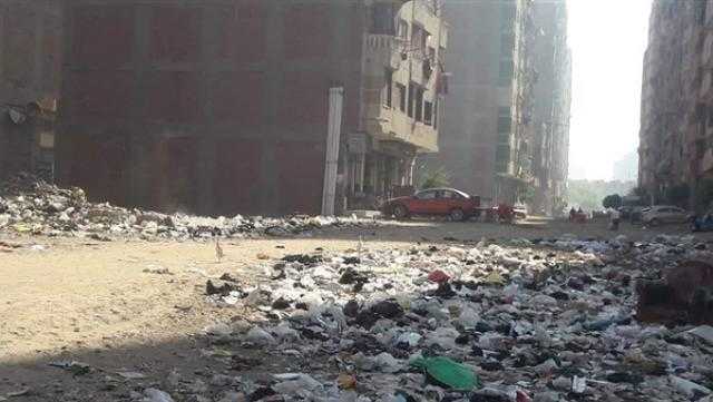 غضب بين أهالي المرج الجديدة بسبب انتشار القمامة بالشوارع
