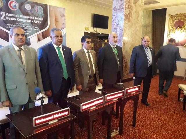 رئيس جامعة الأزهر يفتتح المؤتمر الـ12 لقسم طب الأطفال بدمياط