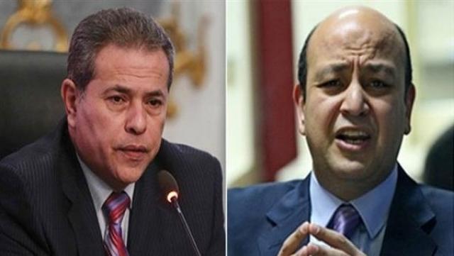 توفيق عكاشة وعمرو اديب