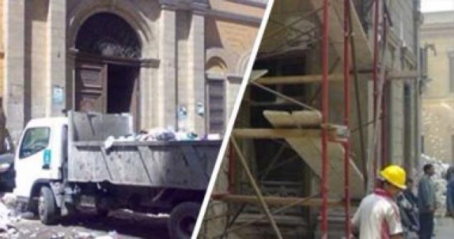  أعمال ترميم قصر إسماعيل المفتش 