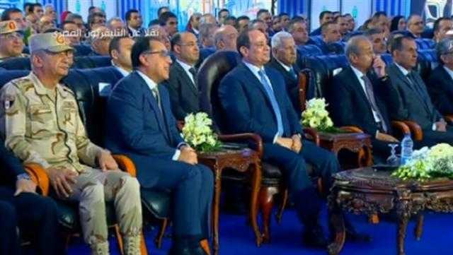 السيسي يفتتح مشروع إسكان دار مصر بدمياط الجديدة (فيديو)