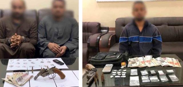 ثلاثة أشخاص بسوهاج وبحوزتهم كمية من مخدر «الشابو»