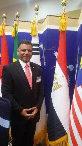 جمال رشدي يهنيء اللواء أركان حرب أشرف مظهر لترقيته الأخيرة