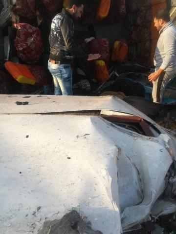 حادث طريق بورسعيد دمياط