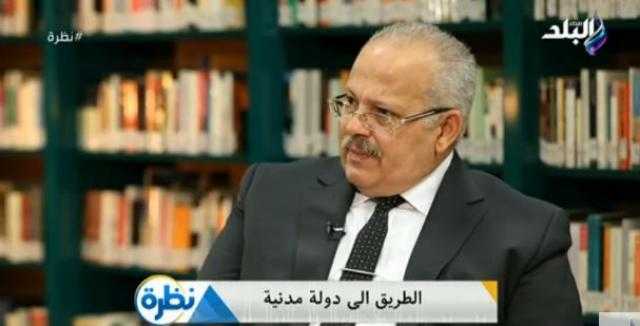 رئيس جامعة القاهرة: لم أنزعج من وصفى بالعلماني بعد 25 يناير (فيديو)