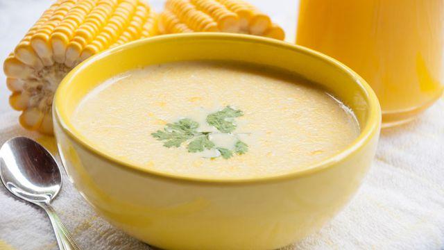شوربة الذرة والشوفان