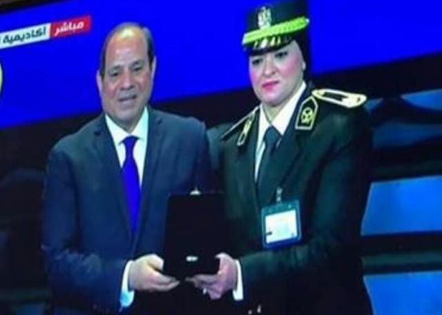 ما لا تعرفه عن الرائد مها ماهر التي منحها السيسي وسام الجمهورية