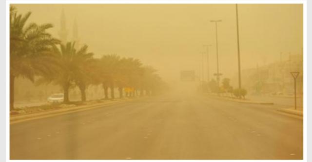 عاصفة ترابية