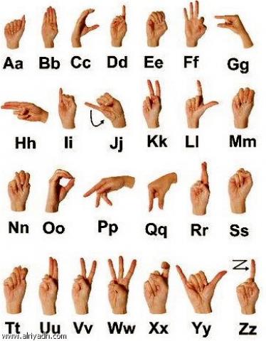 لغة الإشارة