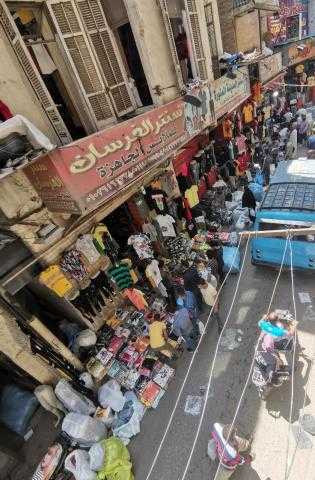 قارئ يشكو التكدس فى شارع الترعة البولاقية بشبرا مصر