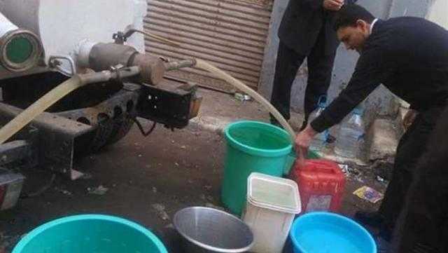 مواطن يستغيث بسبب انقطاع مياه الشرب