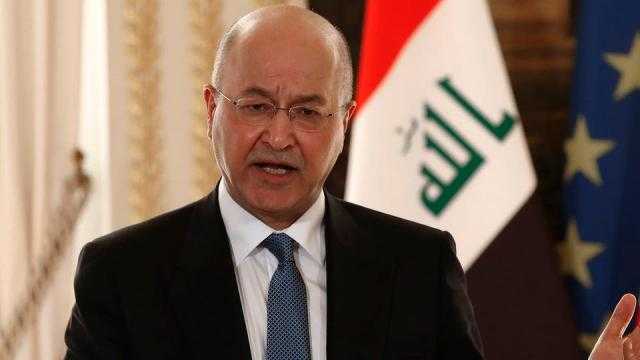 الرئيس العراقي يصف قصف مقر رئيس البرلمان بأنه عمل إرهابي