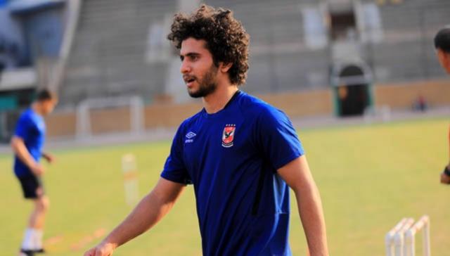  محمد محمود، لاعب الفريق الأول لكرة القدم بالنادي الأهلي