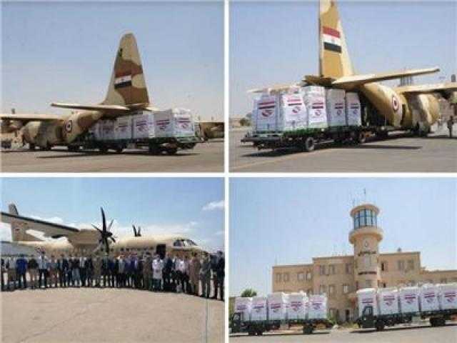 مصر تكثف الجسر الجوي لإرسال مساعدات عاجلة إلى لبنان