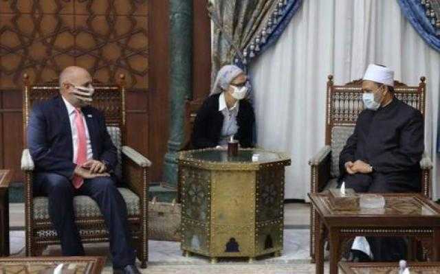 شيخ الأزهر لرئيس الوكالة الأمريكية: وقف الحروب والكراهية أيسر الطرق لحل مشكلات العالم