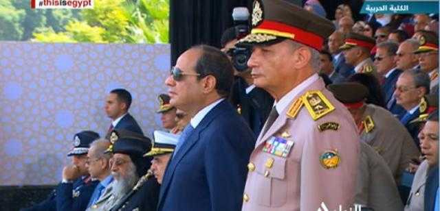 بث مباشر.. الرئيس السيسي يشهد تخريج دفعات جديدة من «الكليات العسكرية»