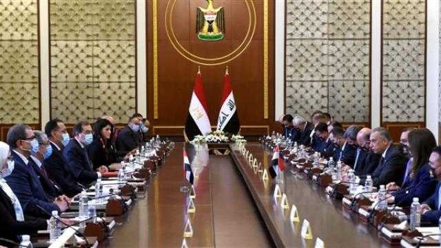 تفاصيل المؤتمر الصحفي المشترك لرئيسي وزراء مصر والعراق