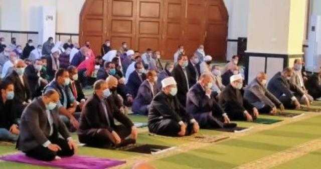 وزير الأوقاف يشهد أول صلاة جمعة بمسجد تحيا مصر بالأسمرات