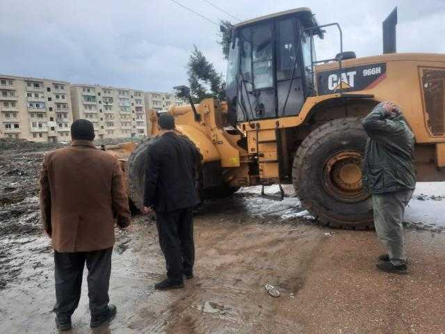 بالصور .. هطول أمطار بعدد من مدن وقرى كفر الشيخ
