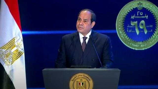 السيسي: مبادرة تطوير القرى المصرية فرصة كبيرة لدفع الصناعة الوطنية