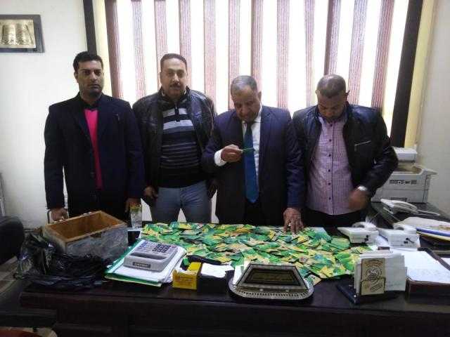 ضبط 960 بطاقة تموينية بحوزة صاحب مخبز بأسيوط بغرض التلاعب