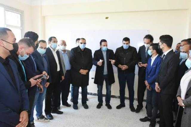 محافظ الشرقية يتفقد إنشاء مدرسة الطيار أحمد أبو هاشم الإبتدائية