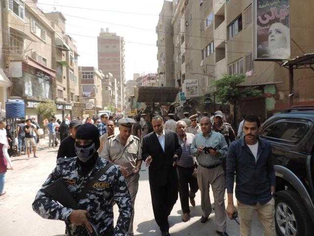 مجلس مدينة قليوب يشن حملة مكبرة لإزالة الاشغالات