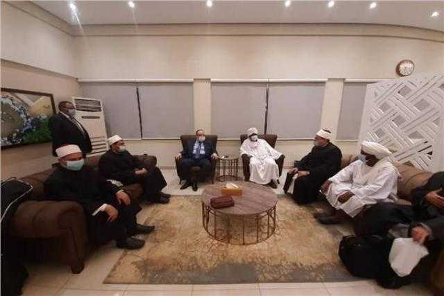 وفد من الأئمة والدعاة المصريين يغادر الخرطوم إلى ولاية النيل الأبيض