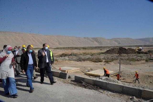 محافظ أسيوط يتفقد توسعات محطة معالجة الصرف الصحى بالحبايشة