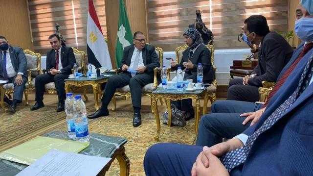أعضاء «شباب الأحزاب» في ضيافة محافظ الشرقية لعرض مشكلات المواطنين