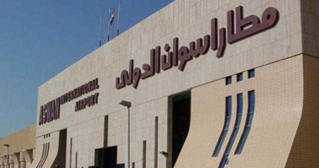 انطلاق ووصول 25 رحلة داخلية بمطار أسوان طوال اليوم