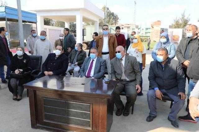 محافظ المنوفية يشهد التشغيل التجريبي لمشروع صرف صحي منشأة العرب بتكلفة 48 مليون جنيه.. صور
