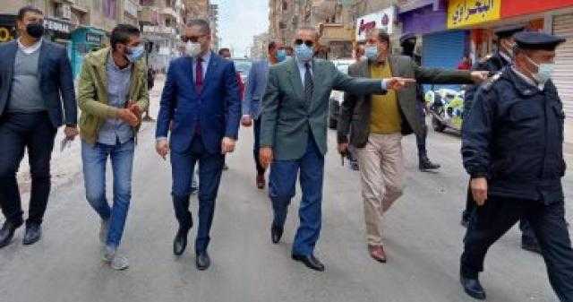 محافظ كفر الشيخ يتفقد أعمال الرصف وتطوير عدد من الشوارع والمحاور