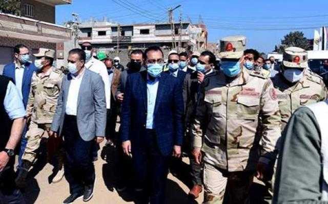 رئيس الوزراء يتفقد محطة مياه الباجور بالمنوفية