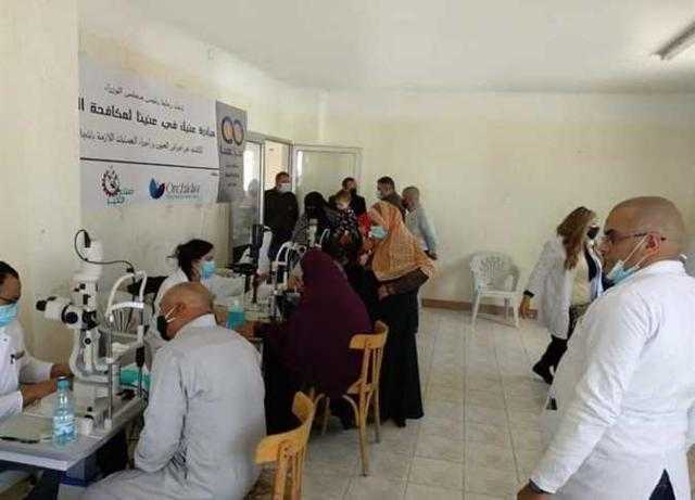 انطلاق فعاليات مبادرة ”عنيك في عنينا” للكشف الطبي مجانا ببورسعيد.. صور