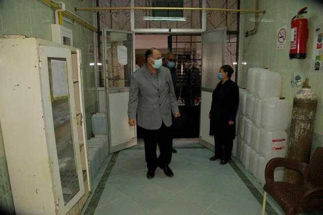 محافظ أسيوط يتفقد مستشفى صدفا المركزي لمتابعة سير العمل