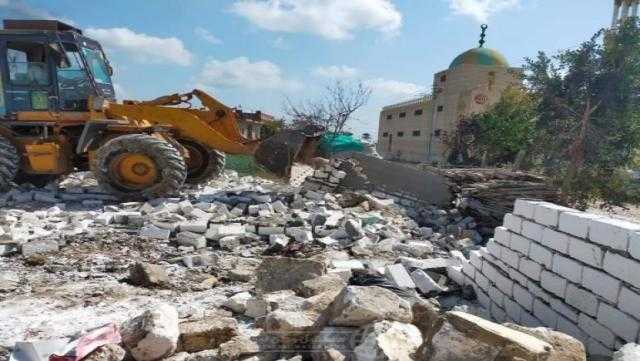 محافظ البحيرة: إزالة 26 حالة تعدٍ بنطاق 6 مراكز