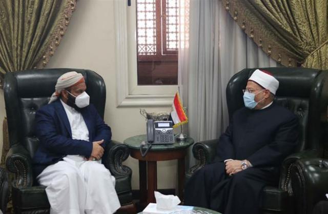 مفتي الجمهورية يستقبل وزير الأوقاف اليمني