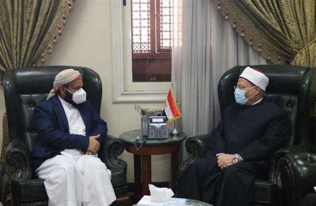 مفتي الجمهورية يستقبل وزير الأوقاف اليمني