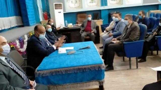 تشكيل لجان الصحة والسلامة المهنية لمتابعة جميع مدارس الفيوم