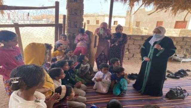 واعظات الأوقاف: للمرأة السيناوية دور متميز بغرس قيم الولاء للوطن في نفوس أبنائها