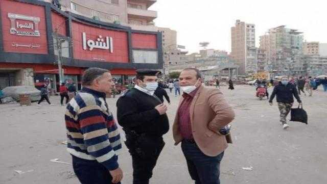 حملة مكبرة بالمحلة الكبرى لرفع الإشغالات
