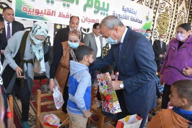 محافظ القليوبية يشارك في احتفالية الأطفال الأيتام