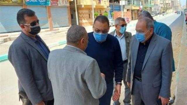 محافظ الشرقية يُتابع أعمال رصف المرحلة الثانية بشارع الشهيد الطيار