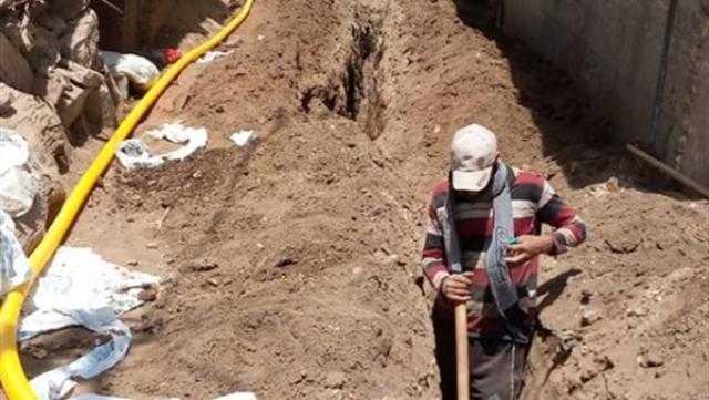 رئيس مدينة أرمنت: مد مواسير الغاز الطبيعي 3000 متر