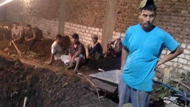 إيقاف أعمال بناء في المهد دون تقديم إخطار بالأقصر